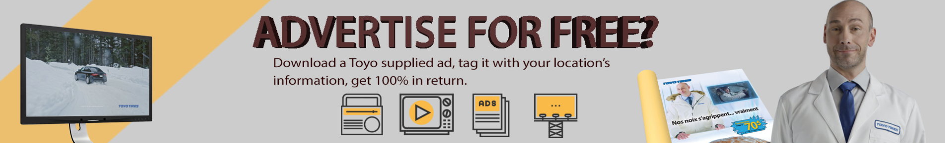 Advertise for free