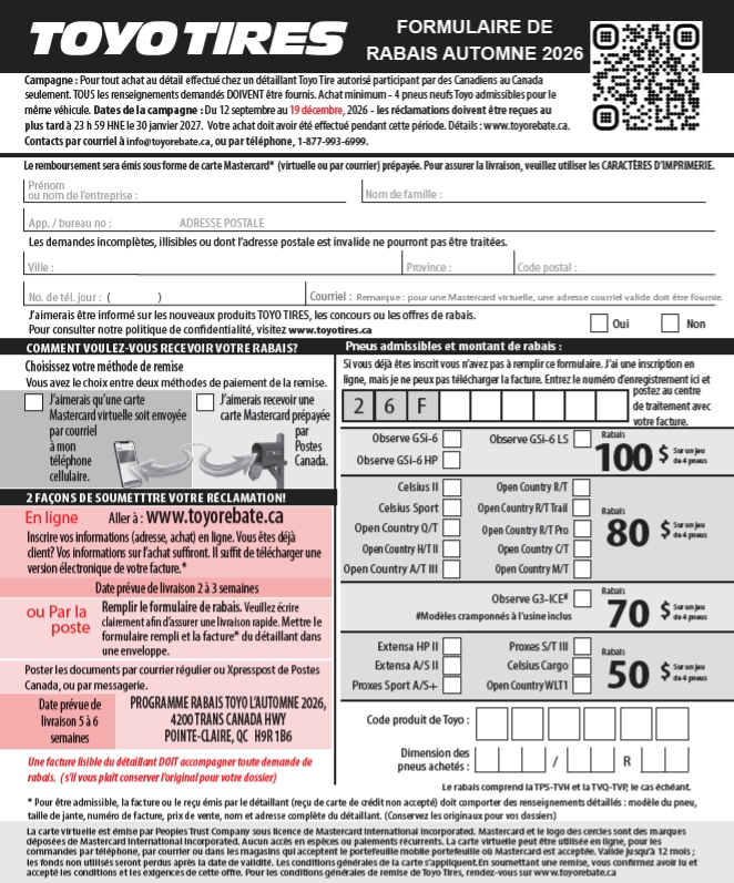 French Sell Sheet