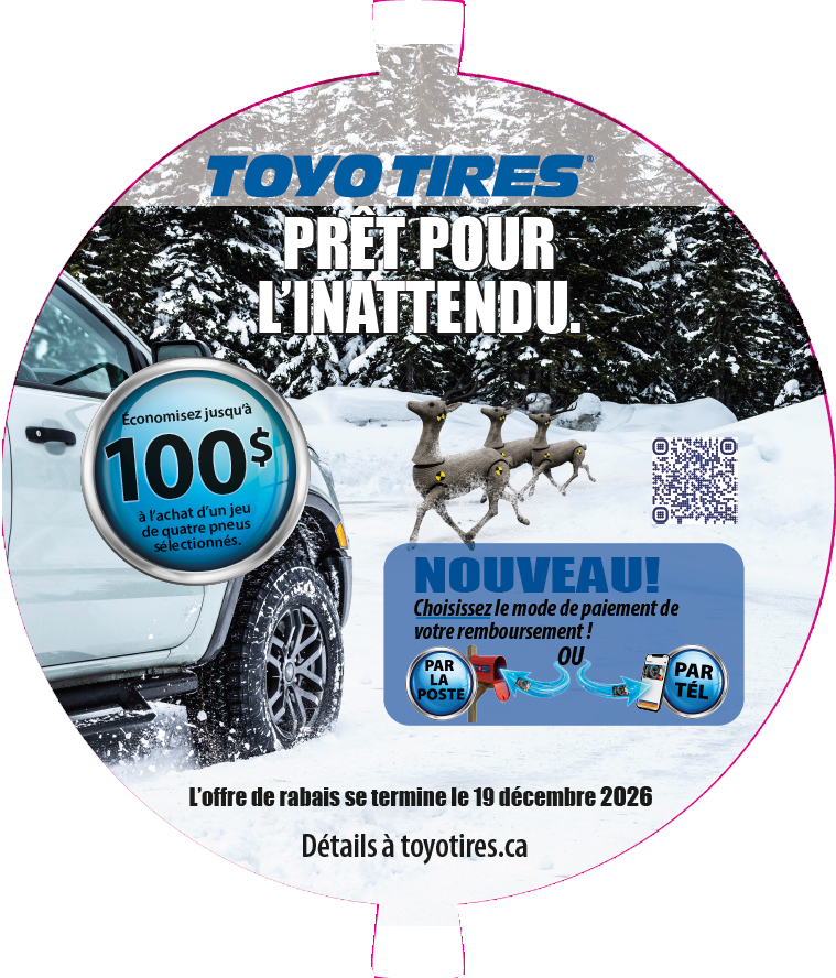 Toyo Tire insertion de présentation de pneus